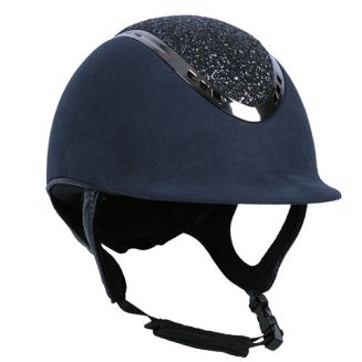 Kask jeździecki QHP GLITZ z atestem VG1