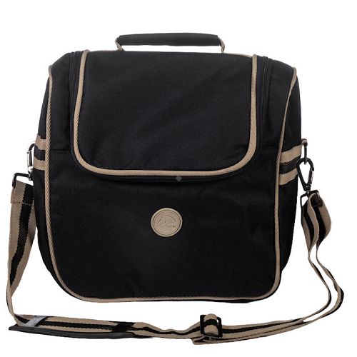 Grooming brush bag HKM Joules black- beige / 1485