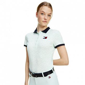 Koszulka polo damska TOMMY HILFIGER Iconic - oxygen