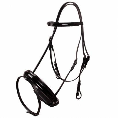 28A DAW-MAG Padded bridle with Swedish noseband