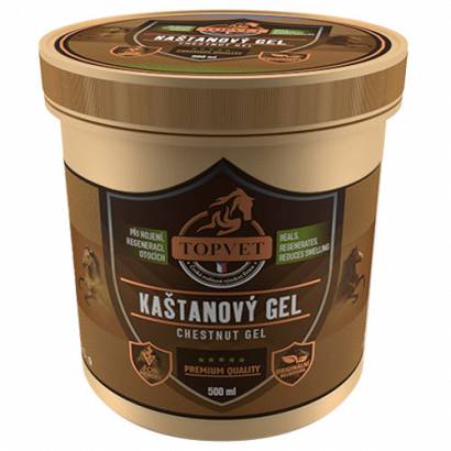 Chestnut gel for horses TOPVET 500ml 