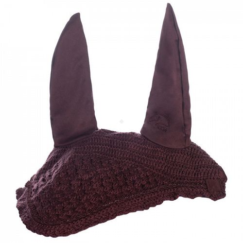 Ear bonnet HKM Daphne, Bordeaux / 14617