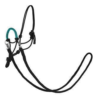 Kolor czarno-turkusowy.