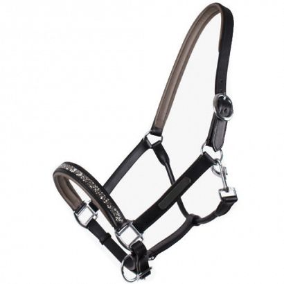Head collar leather QHP Lupine / 1074