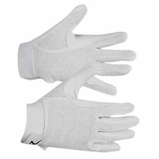 HORZE Rękawiczki Bawełniane BASIC / 31404 kolor biały
