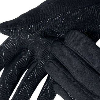 Rękawiczki jeździeckie zimowe Y Polarica Plus czarne / 125501 - 2