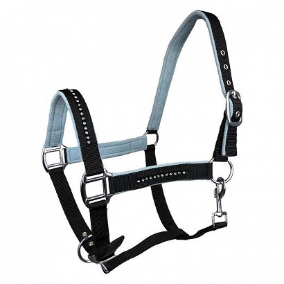 Tape halter QUARTZ padded - black