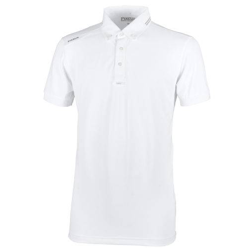 Koszulka konkursowa męska PIKEUR Abrod, Wiosna - lato 2022 - kolor biały - white