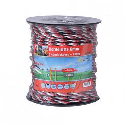 Electric fence rope HORIZNOT ROLOS ECO TLD R6 200m / 14675