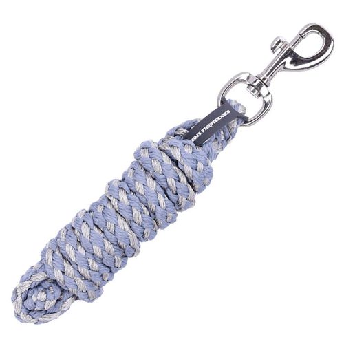 Lead Rope SCHOCKEMÖHLE Catch Style with swivel snap hook, Milky Blue/Lurex / 1320-00023