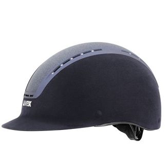 Uvex Suxxeed Glamour to wersja kasku suxxeede velours z dodatkowymi zdobieniami, zaprojektowanego z myślą o kobietach, które  cenią sobie bezpieczeństwo i wygodę oraz lubią wyróżniać się niepospolitym stylem. Kolor granatowy.