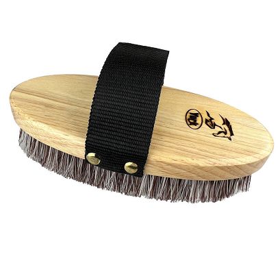 Wooden Body Brush Y Woody with Synthetic Bristles, 20 cm / 2639