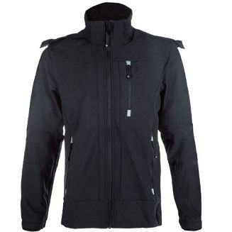 HKM Kurtka jeździecka softshell SPORT - czarna