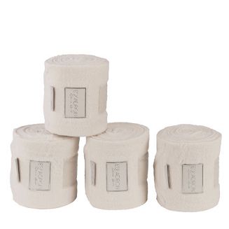 Bandaże polarowe ESKADRON Fleece 4 sztuki Classic Sports, Wiosna - Lato 2022 -kolor beżowy - greige 