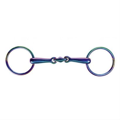 HKM Loose ring snaffle + lozenge 18mm RAINBOW / 1050