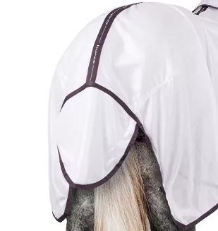 La Paz Fly Set HORZE with Rug, Detachable Neck and Mask, White snad Black Plum/ 24845 - 3