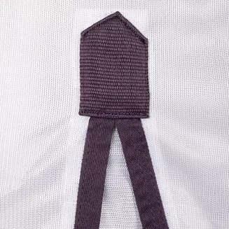 La Paz Fly Set HORZE with Rug, Detachable Neck and Mask, White snad Black Plum/ 24845 - 5