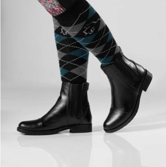 RUSTLER Tara Laced Paddock Boots with Rear Zipper - 6