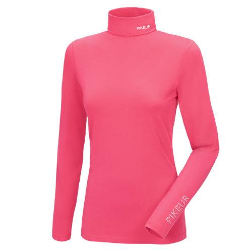 Bawełniana bluzka damska PIKEUR Sina, długi rękaw, Jesień - Zima 2023  - kolor różowy - blush pink