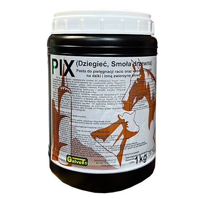 Dziegieć do kopyt GALVET – smoła bukowa PIX 1 kg