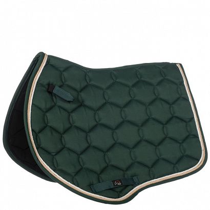 Saddle cloth jumping HKM- Kopenhagen - deep green / 15038