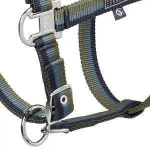Headcollar ESKADRON Double Pin, Navy-Steel Blue-Olive / 420175 - 5