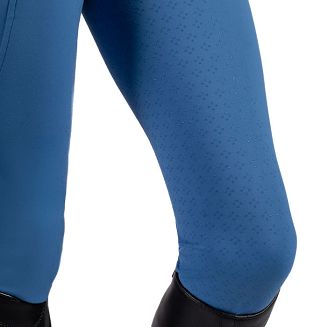 Bryczesy Legginsy jeździeckie, dziecięce HKM Mia z silikonowym pełnym lejem, Blue / 15339 - 3