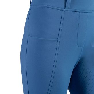 Bryczesy Legginsy jeździeckie, dziecięce HKM Mia z silikonowym pełnym lejem, Blue / 15339 - 4