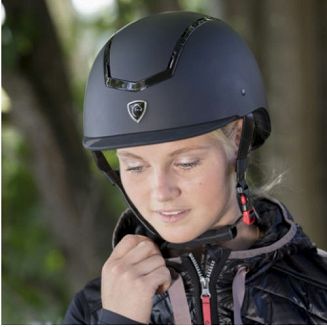 EQUI-THEME Kask jeździecki INSERT COLORÉ, atest VG1 / 9114