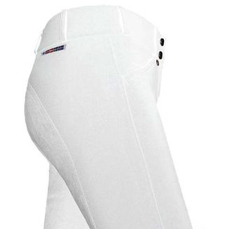 HORZE Bryczesy Grand Prix z pełnym lejem - damskie / 36377 kolor biały