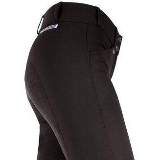 HORZE Bryczesy Grand Prix z pełnym lejem - damskie / 36377 kolor czarny