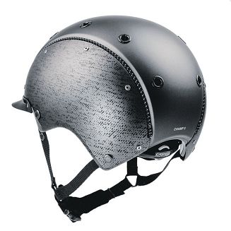 Riding Helmet  CASCO CHAMP-3 Brush Gunmetal, atest VG01 / 06.6321 - 2