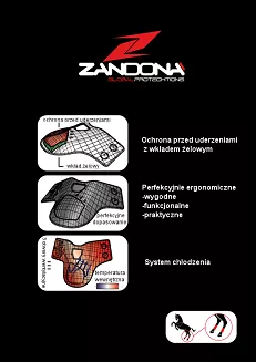 Ochraniacze ZANDONA Superior Air Velcro Fetlock - zapinane na rzepy - tył / E2135-V   - 5