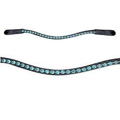  Browband Y LAILA Turquoise Crystals / 391003