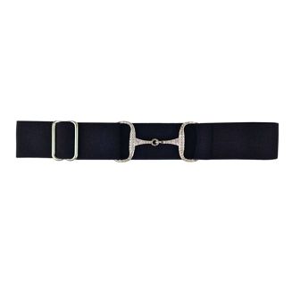 Elastic trouser belt HORSENJOY Bit black / silver - 2