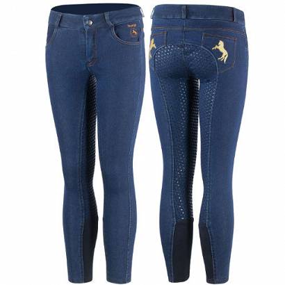 Breeches HORZE ANNIKA youth, silicone full seat / 36099