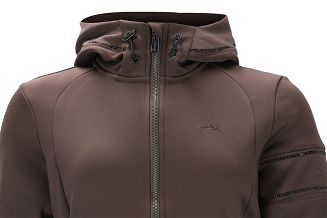 Jersey Hoody SP SPSophie Style to damska kurtka wykonana z materiału bonded (dwuwarstwowego), gładka od zewnątrz, a od spodu z miękkim welurem.