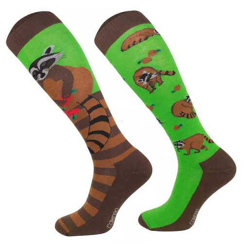 Riding Knee Socks SJBW 45 Raccoon