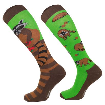 Riding Knee Socks SJBW 45 Raccoon