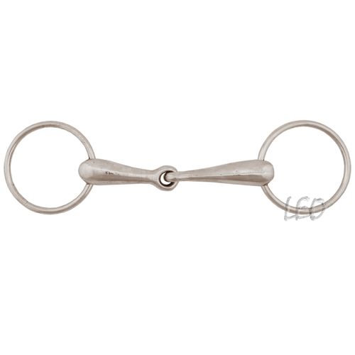 11015 LEO Wędzidło zwykłe pełne - stalowe