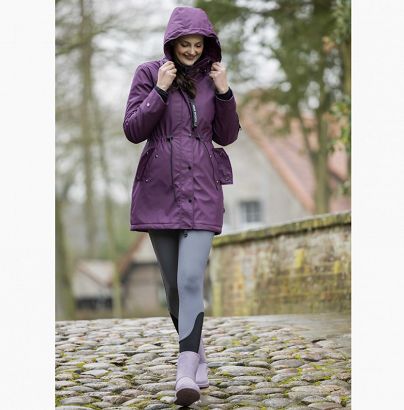 Waterproof Winter Jacket HKM Dallas Dark Lilac / 14333