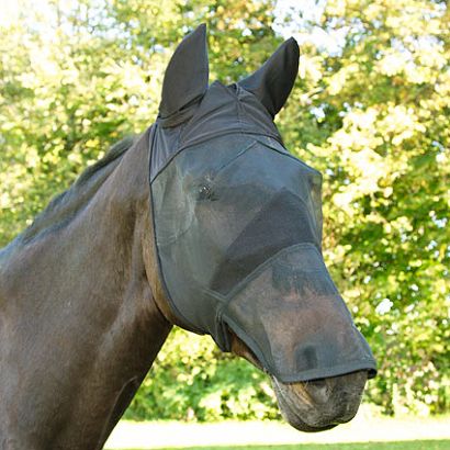 48 KERBL Fly Mask for horses with nose protection