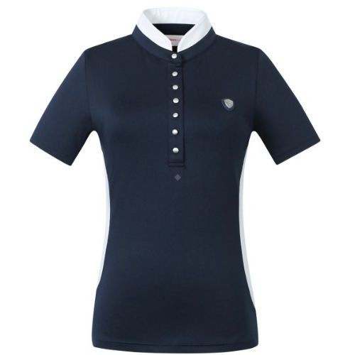 Koszulka konkursowa, damska COVALLIERO Wiosna - Lato 2022 - kolor granatowy - dark navy
