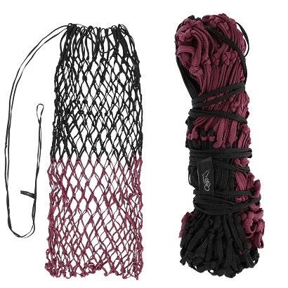 Hay net QHP 5 cm mesh, 4–6 kg capacity, Wine Red / 5584