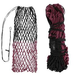 Hay net QHP 5 cm mesh, 4–6 kg capacity, Wine Red / 5584