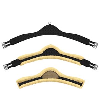 Popręg ATHLETICO MATTES z futrem medycznym / 6423 kolor futra naturalny