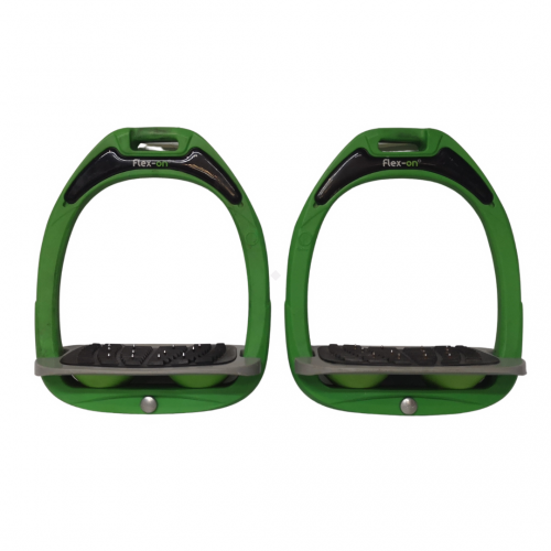 Strzemiona FLEX-ON Green Composite - inclined ULTRA grip - green/white/black