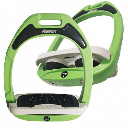 Strzemiona FLEX-ON Green Composite - inclined ULTRA grip - green/white/black