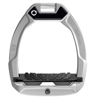FLEX-ON Strzemiona Safe-On - inclined ULTRA GRIP - Grey, szara ramka - czarna wkładka -  elastomer dark grey