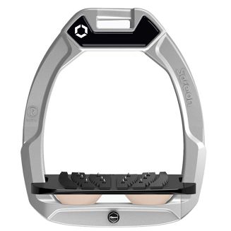 FLEX-ON Strzemiona Safe-On - inclined ULTRA GRIP - Grey, szara ramka - czarna wkładka -  elastomer milkshake
